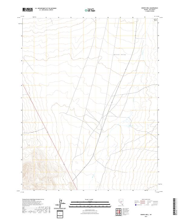 Henrys Well topographic map thumbnail