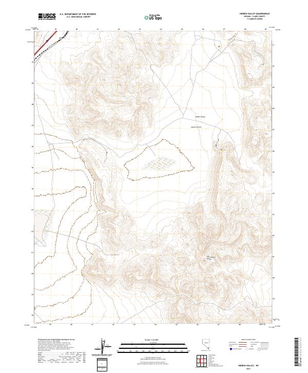 Hidden Valley 2021 topographic map thumbnail
