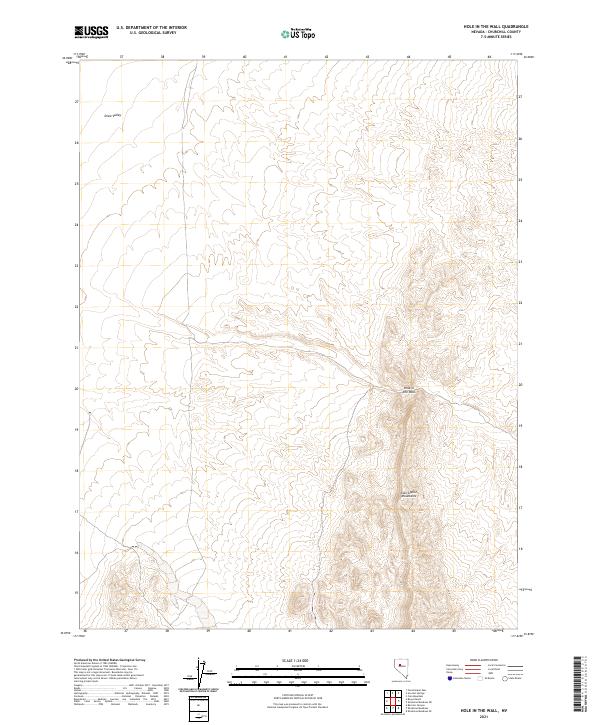 Hole In The Wall topographic map thumbnail