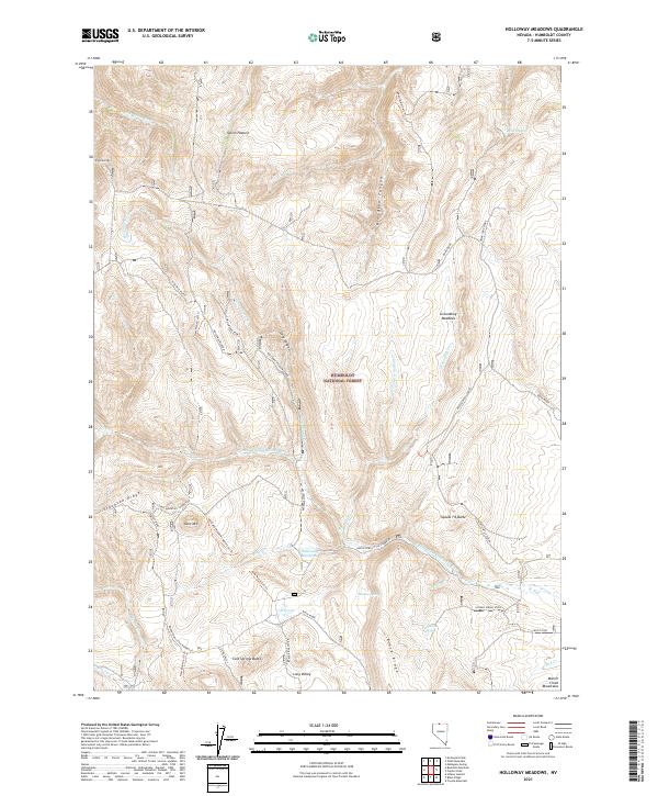 Holloway Meadows 2021 topographic map thumbnail