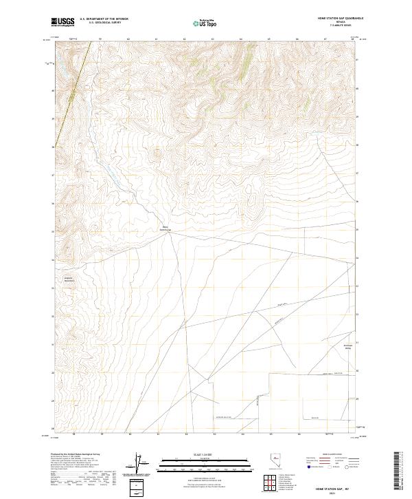 Home Station Gap 2021 topographic map thumbnail