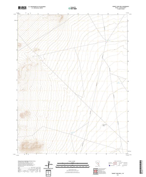 Honest John Well topographic map thumbnail