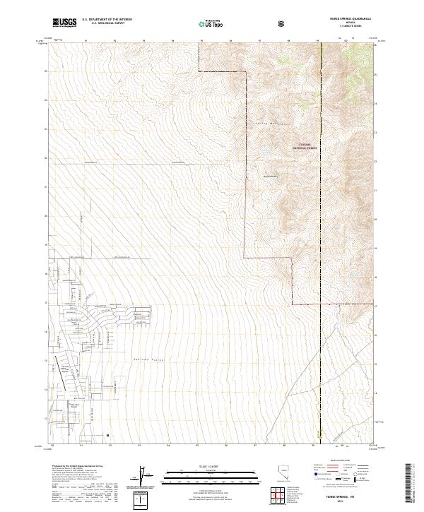 Horse Springs topographic map thumbnail