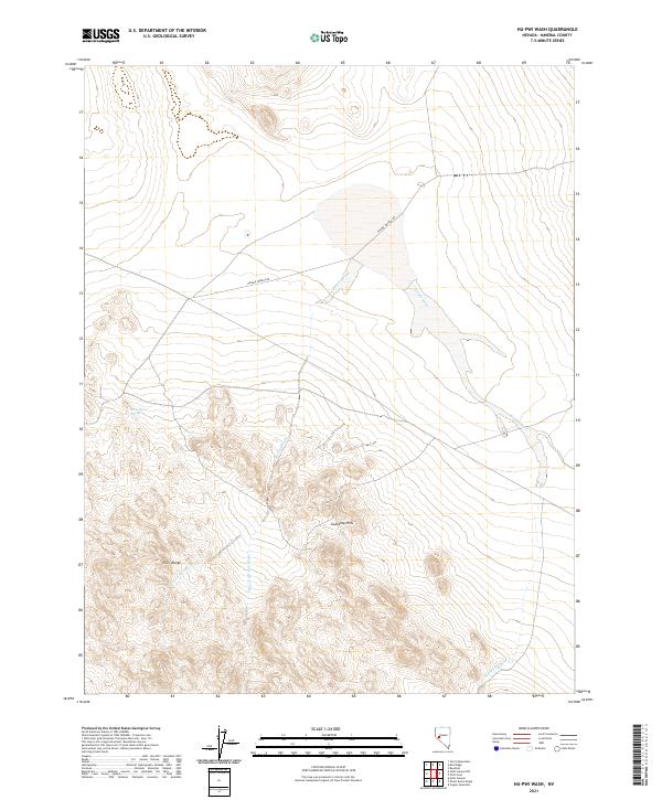 Hu-Pwi Wash topographic map thumbnail