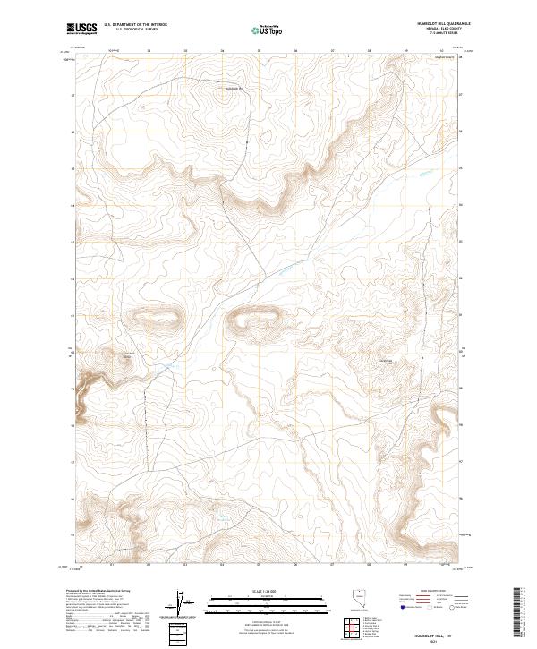 Humboldt Hill 2021 topographic map thumbnail