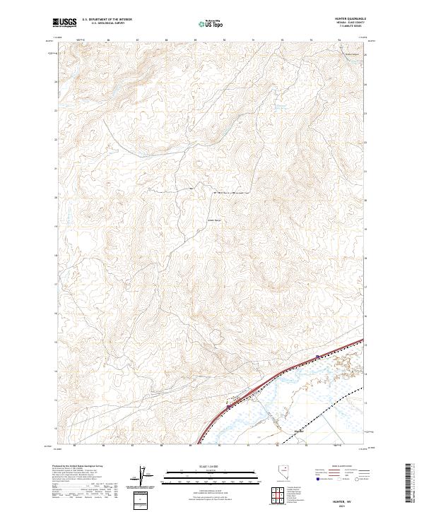 Hunter 2021 topographic map thumbnail