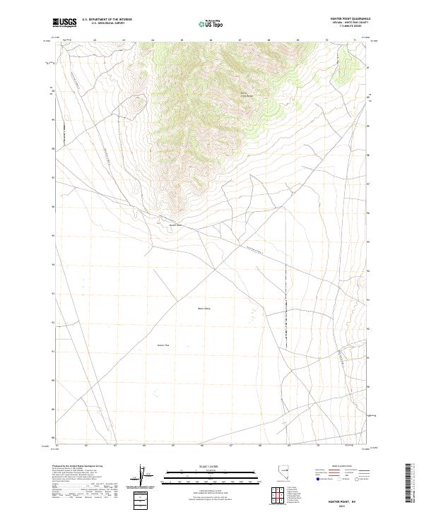 Hunter Point 2021 topographic map thumbnail