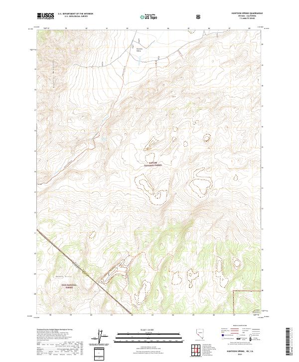 Huntoon Spring 2021 topographic map thumbnail