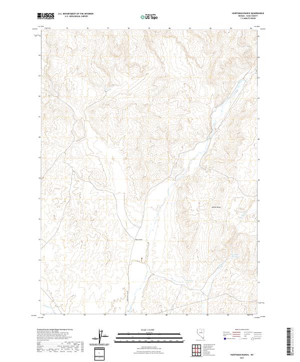 Huntsman Ranch topographic map thumbnail