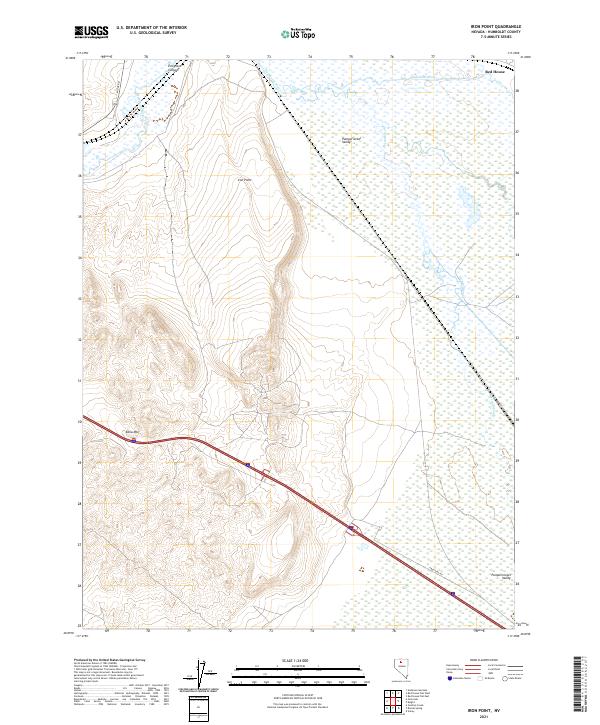 Iron Point 2021 topographic map thumbnail