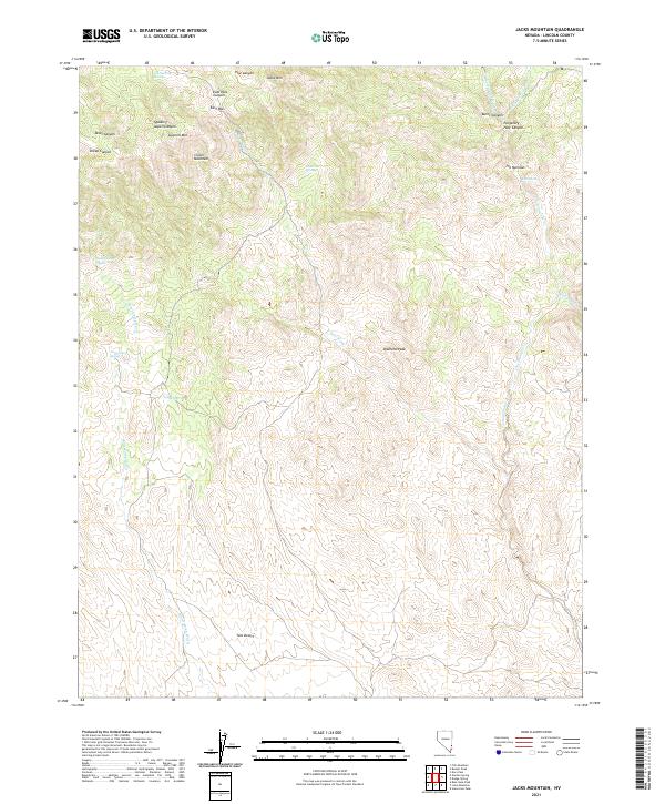 Jacks Mountain 2021 topographic map thumbnail