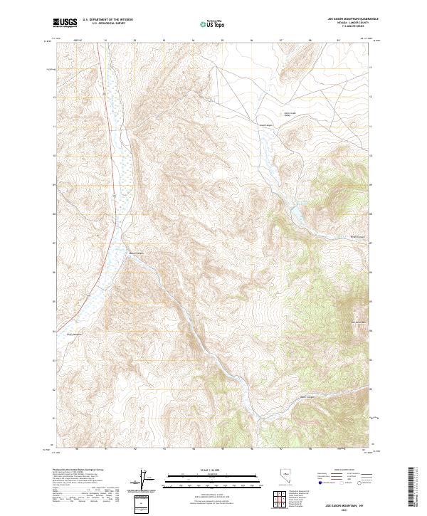Joe Eason Mountain topographic map thumbnail