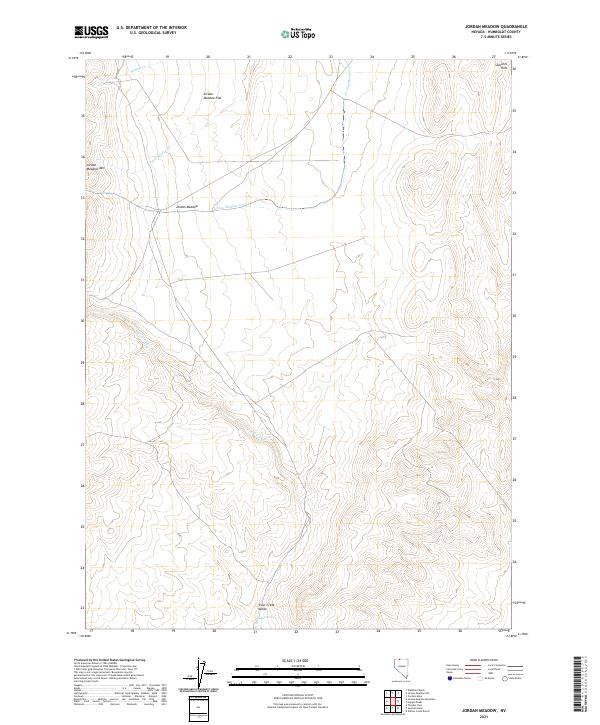 Jordan Meadow 2021 topographic map thumbnail