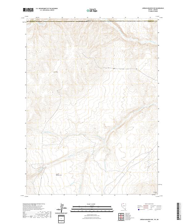 Jordan Meadow NW topographic map thumbnail