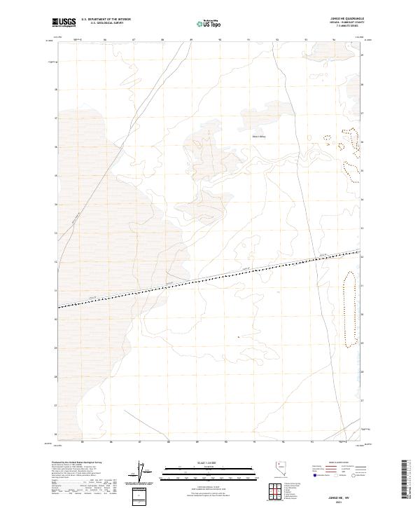 Jungo NE 2021 topographic map thumbnail