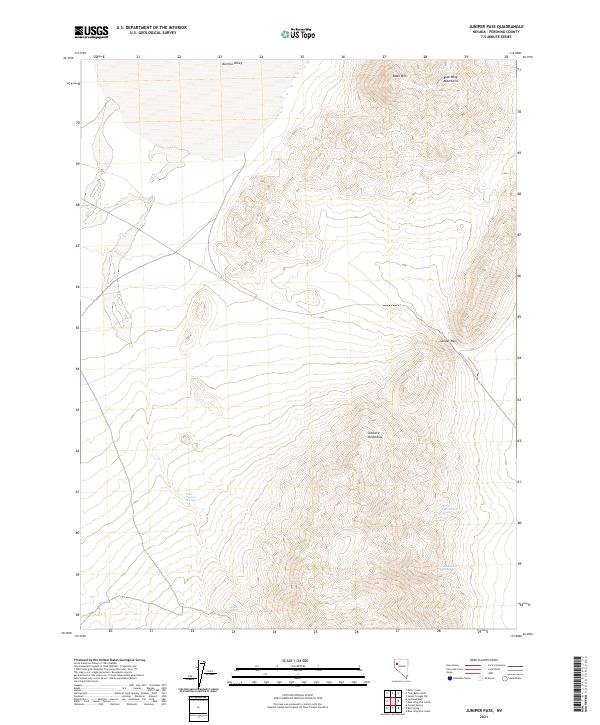 Juniper Pass 2021 topographic map thumbnail