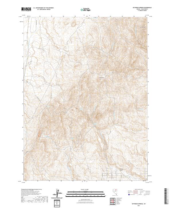 Kittridge Springs topographic map thumbnail
