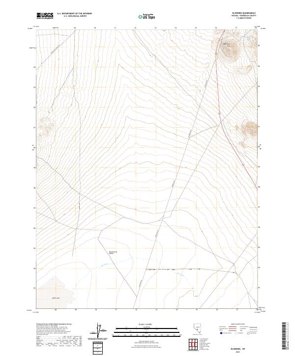Klondike 2021 topographic map thumbnail