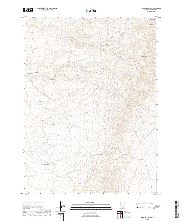 Knoll Mountain 2021 topographic map thumbnail