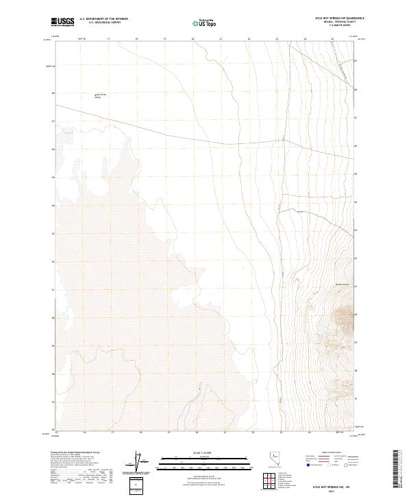 Kyle Hot Springs SW topographic map thumbnail