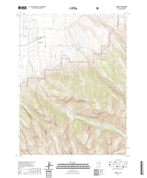 Lamoille 2021 topographic map thumbnail