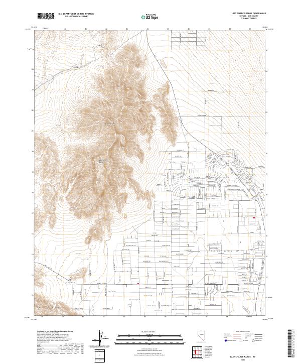 Last Chance Range 2021 topographic map thumbnail