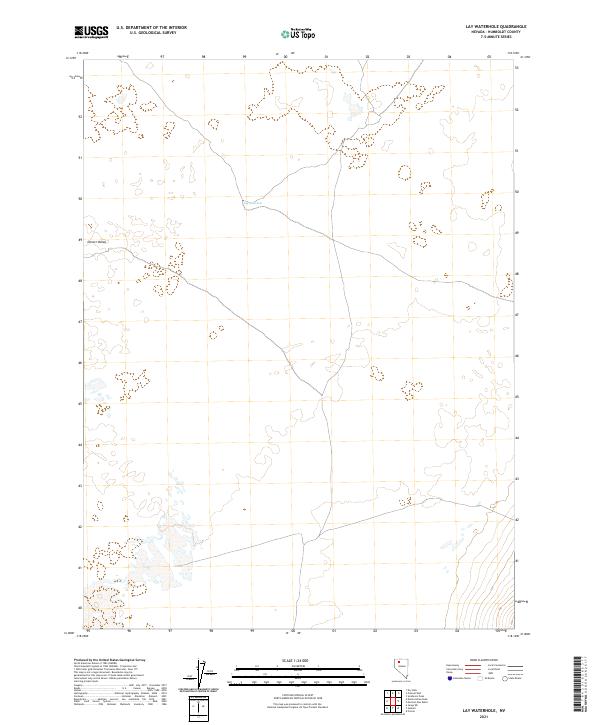 Lay Waterhole topographic map thumbnail