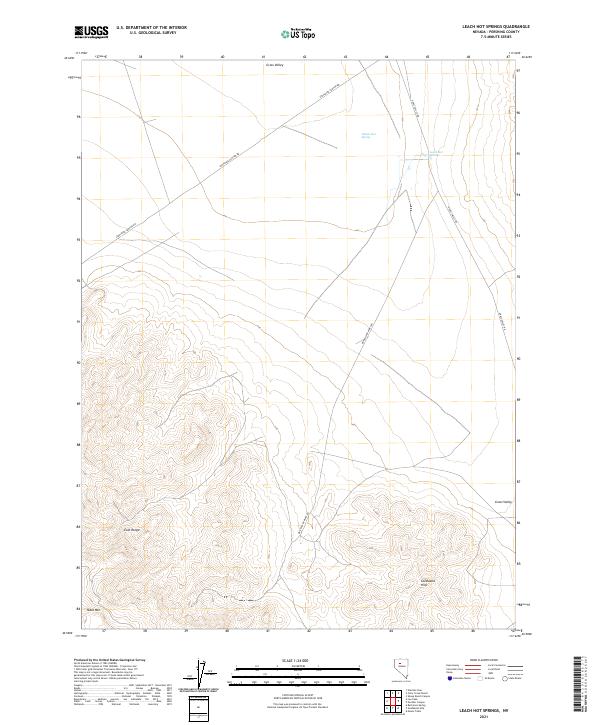 Leach Hot Springs topographic map thumbnail