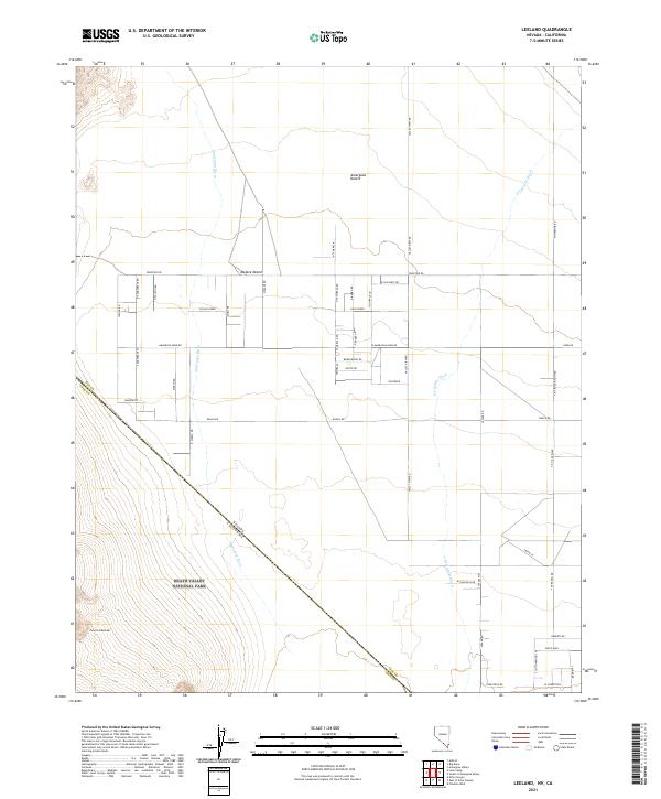 Leeland 2021 topographic map preview