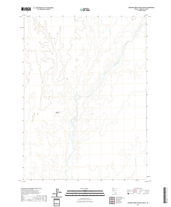 Leonard Creek Slough South topographic map thumbnail
