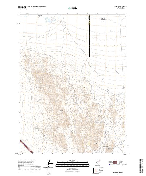 Leppy Peak 2021 topographic map thumbnail