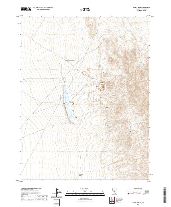 Liberty Springs topographic map thumbnail