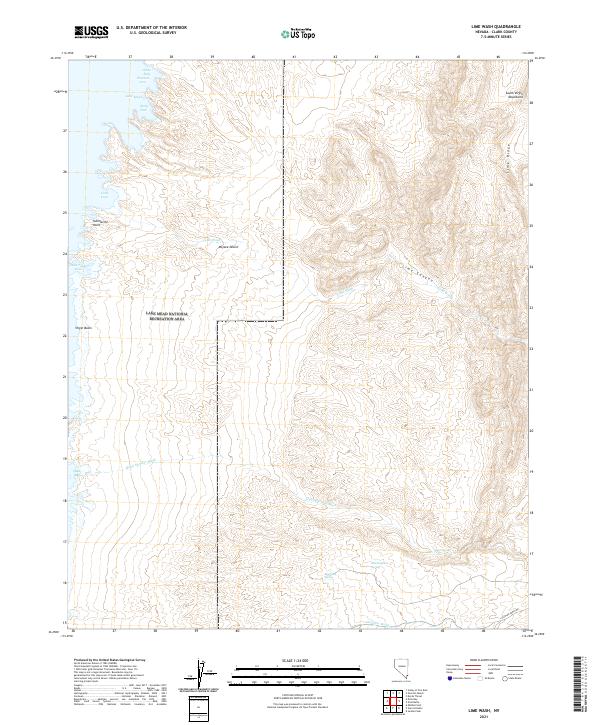 Lime Wash 2021 topographic map thumbnail
