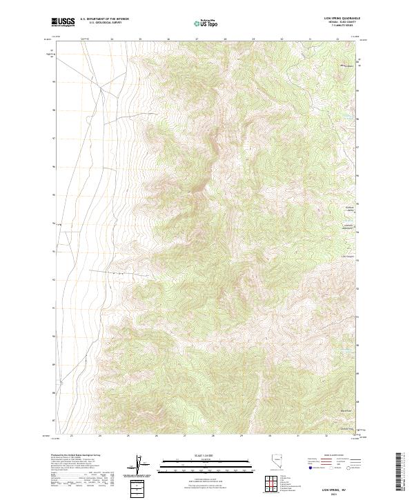 Lion Spring 2021 topographic map thumbnail
