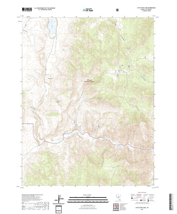Little Fish Lake 2021 topographic map thumbnail