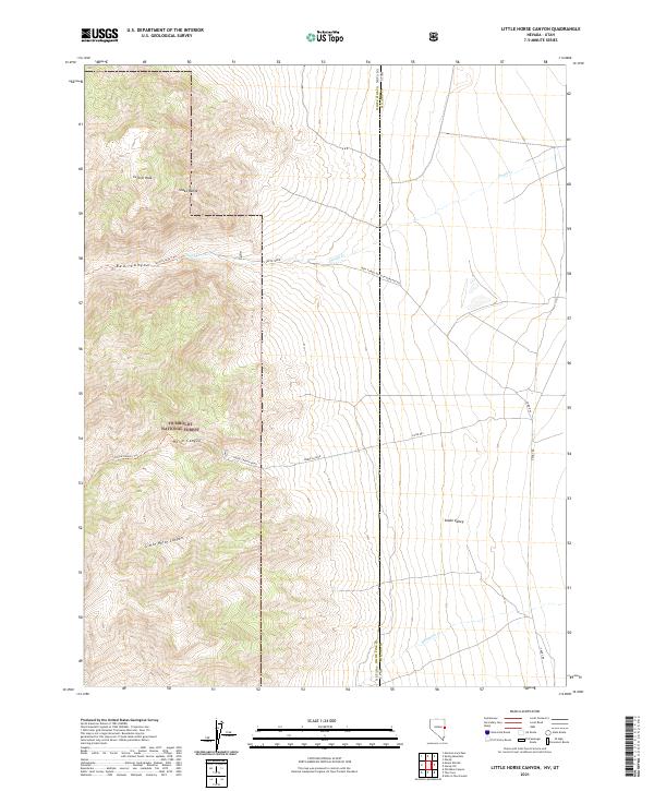 Little Horse Canyon topographic map thumbnail
