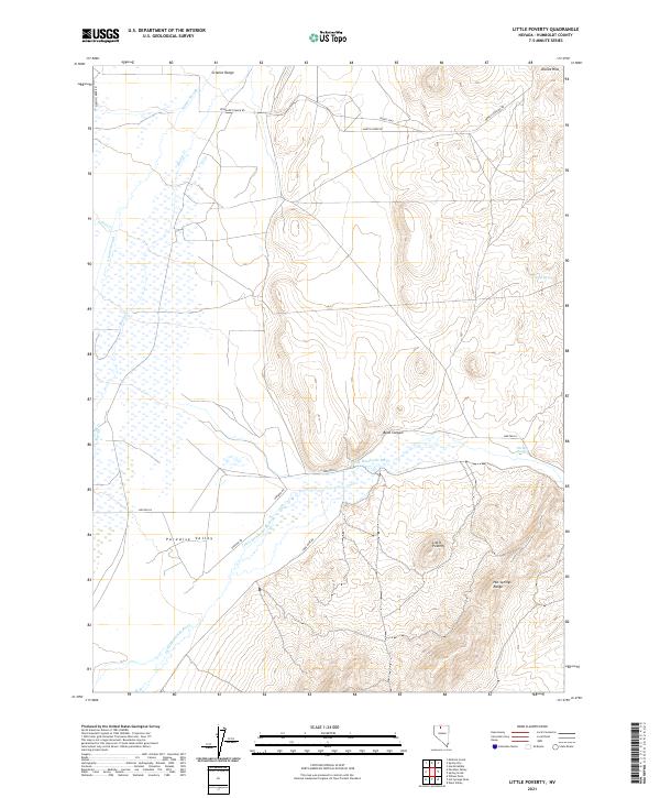 Little Poverty 2021 topographic map thumbnail