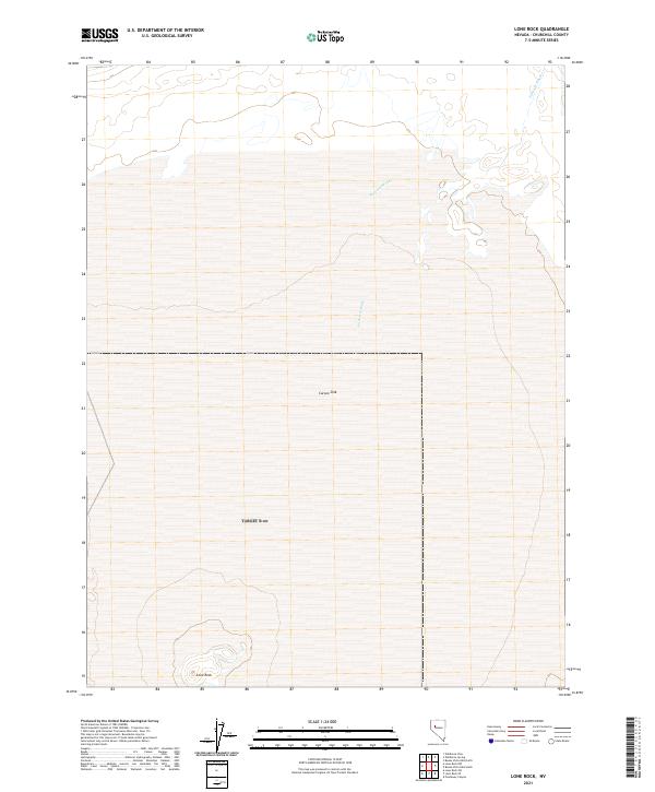Lone Rock 2021 topographic map thumbnail