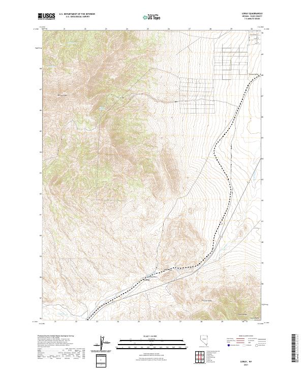 Loray topographic map thumbnail