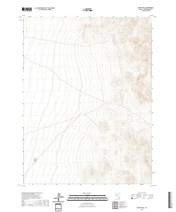 Lowry Well 2021 topographic map thumbnail