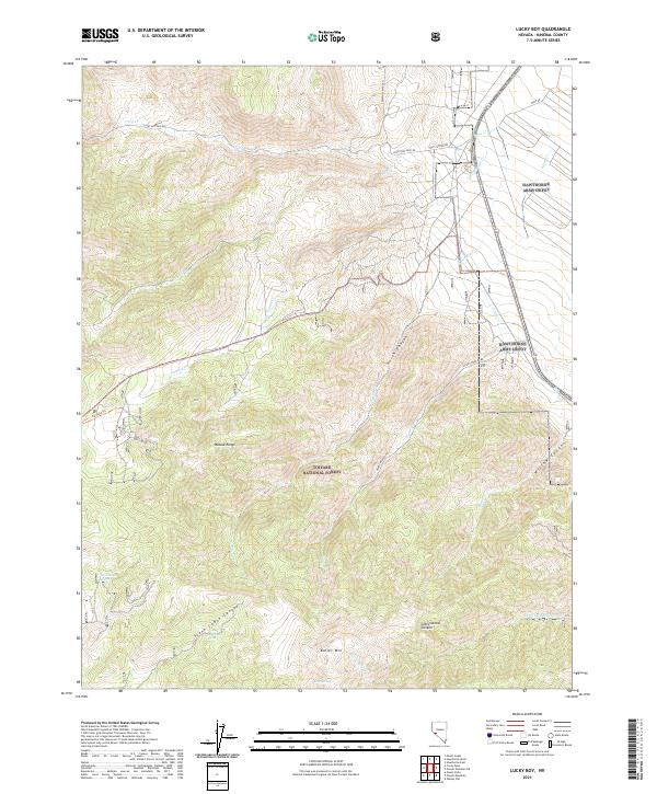 Lucky Boy 2021 topographic map thumbnail