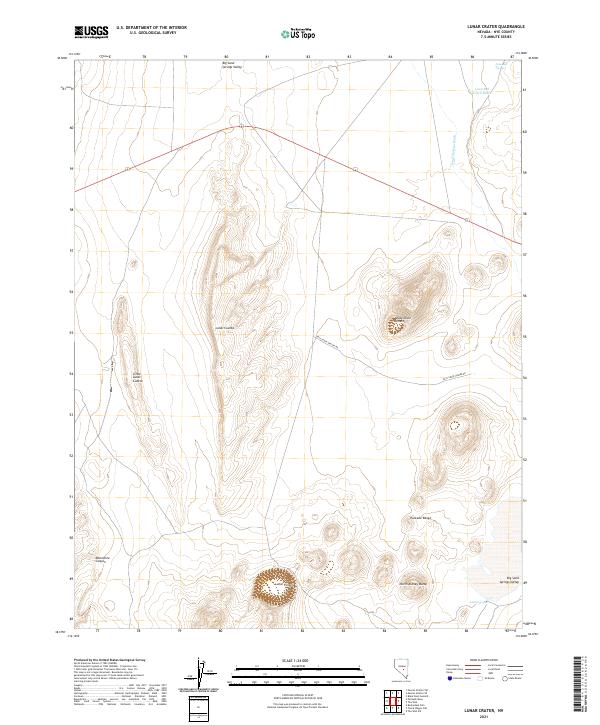 Lunar Crater 2021 topographic map thumbnail