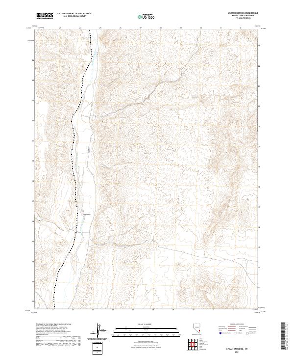 Lyman Crossing 2021 topographic map thumbnail