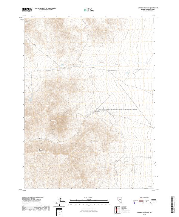 Majuba Mountain topographic map thumbnail