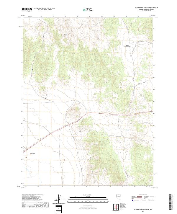 Marking Corral Summit 2021 topographic map thumbnail