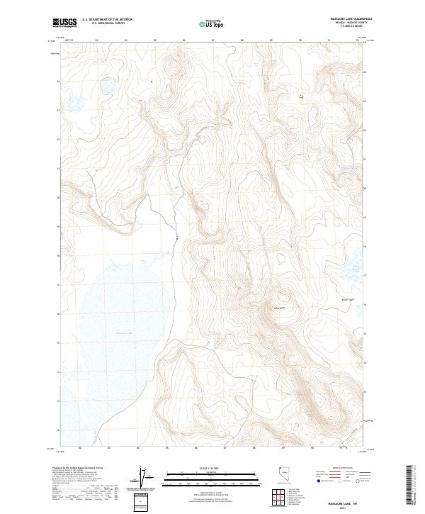 Massacre Lake 2021 topographic map thumbnail