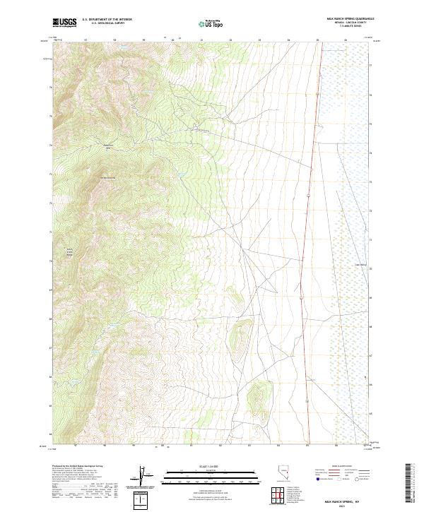 Milk Ranch Spring topographic map thumbnail