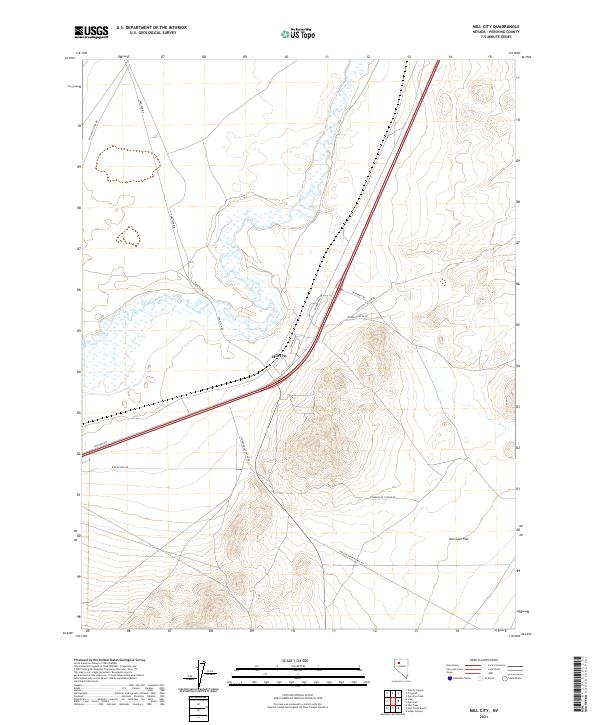Mill City 2021 topographic map thumbnail