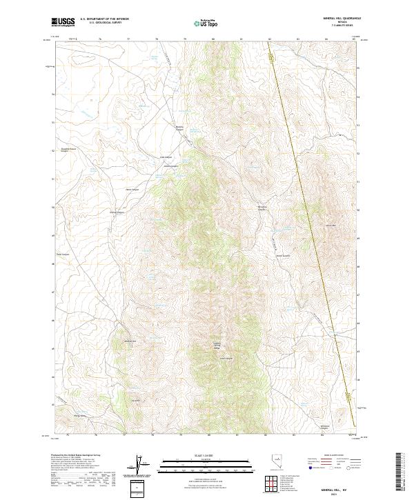 Mineral Hill 2021 topographic map thumbnail