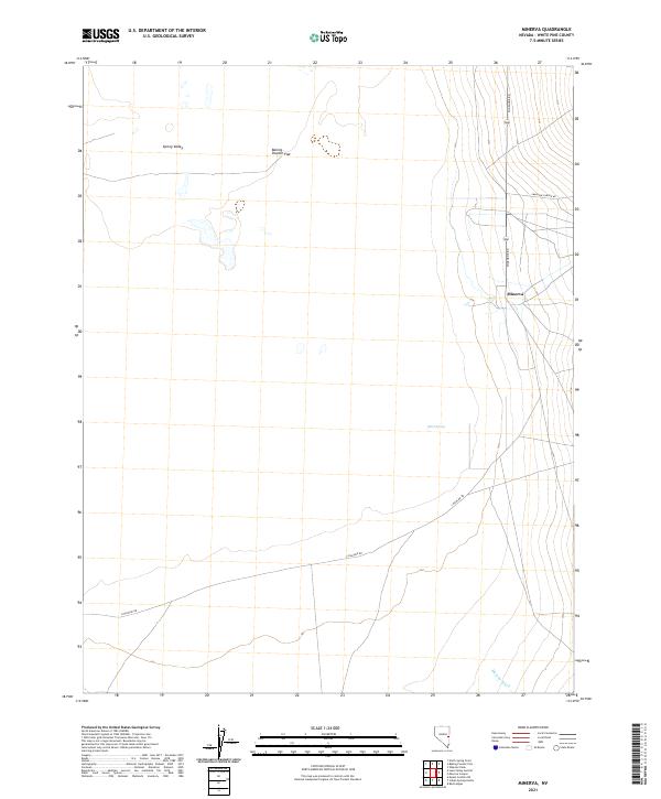 Minerva 2021 topographic map thumbnail